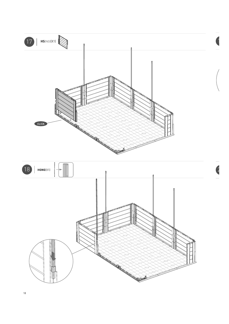 Keter Horizon 7X10 NG User Manual | Page 18 / 52
