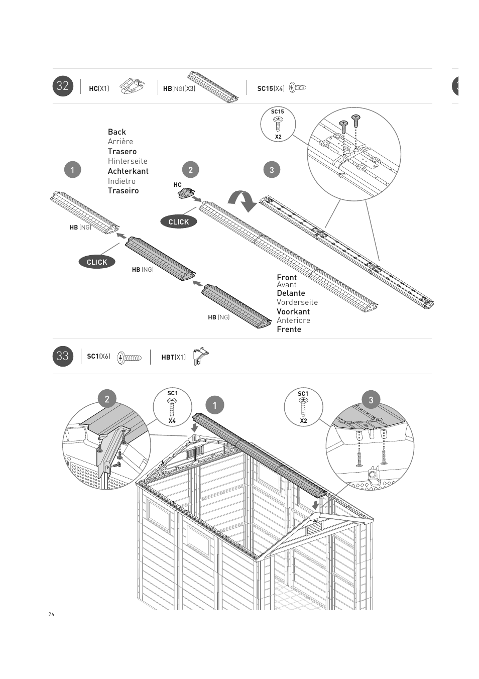 Keter Horizon 7X10 NG User Manual | Page 26 / 52