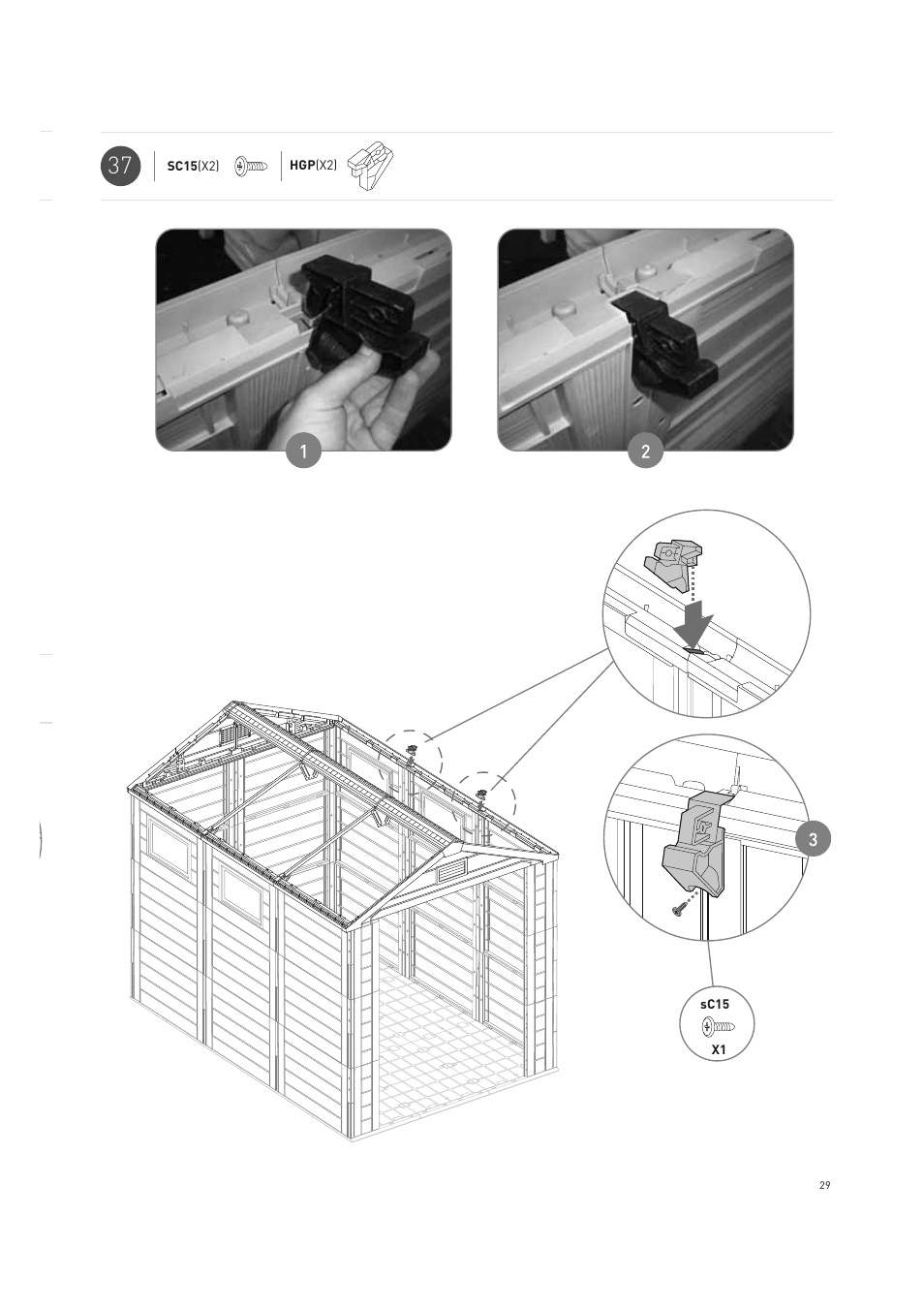 Keter Horizon 7X10 NG User Manual | Page 29 / 52