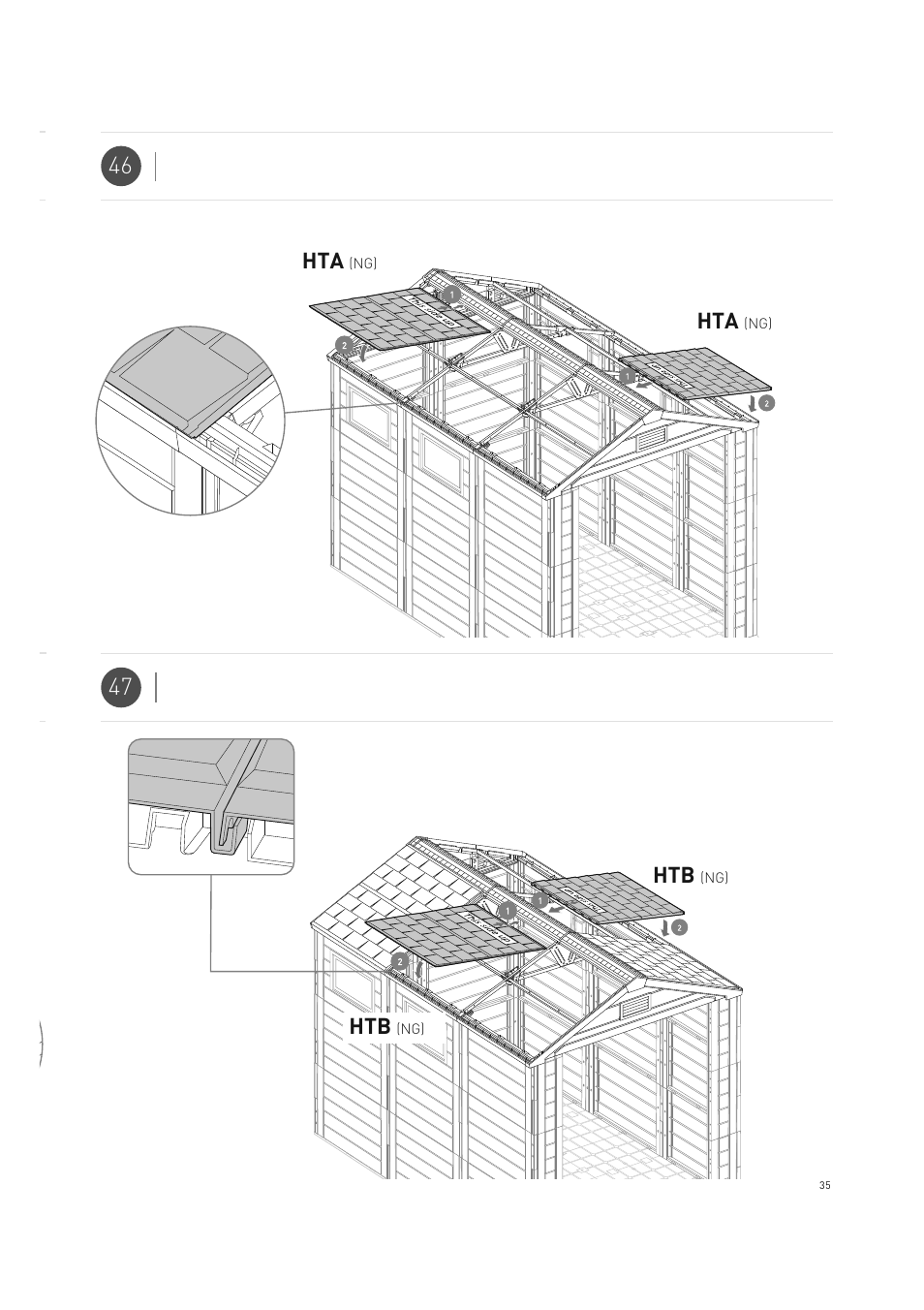 Keter Horizon 7X10 NG User Manual | Page 35 / 52