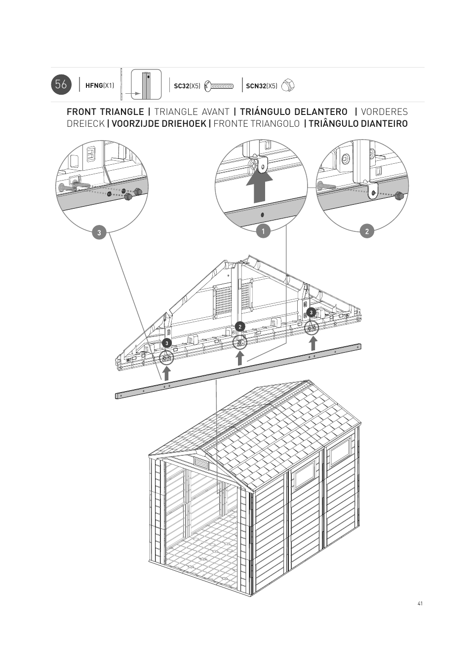 Keter Horizon 7X10 NG User Manual | Page 41 / 52