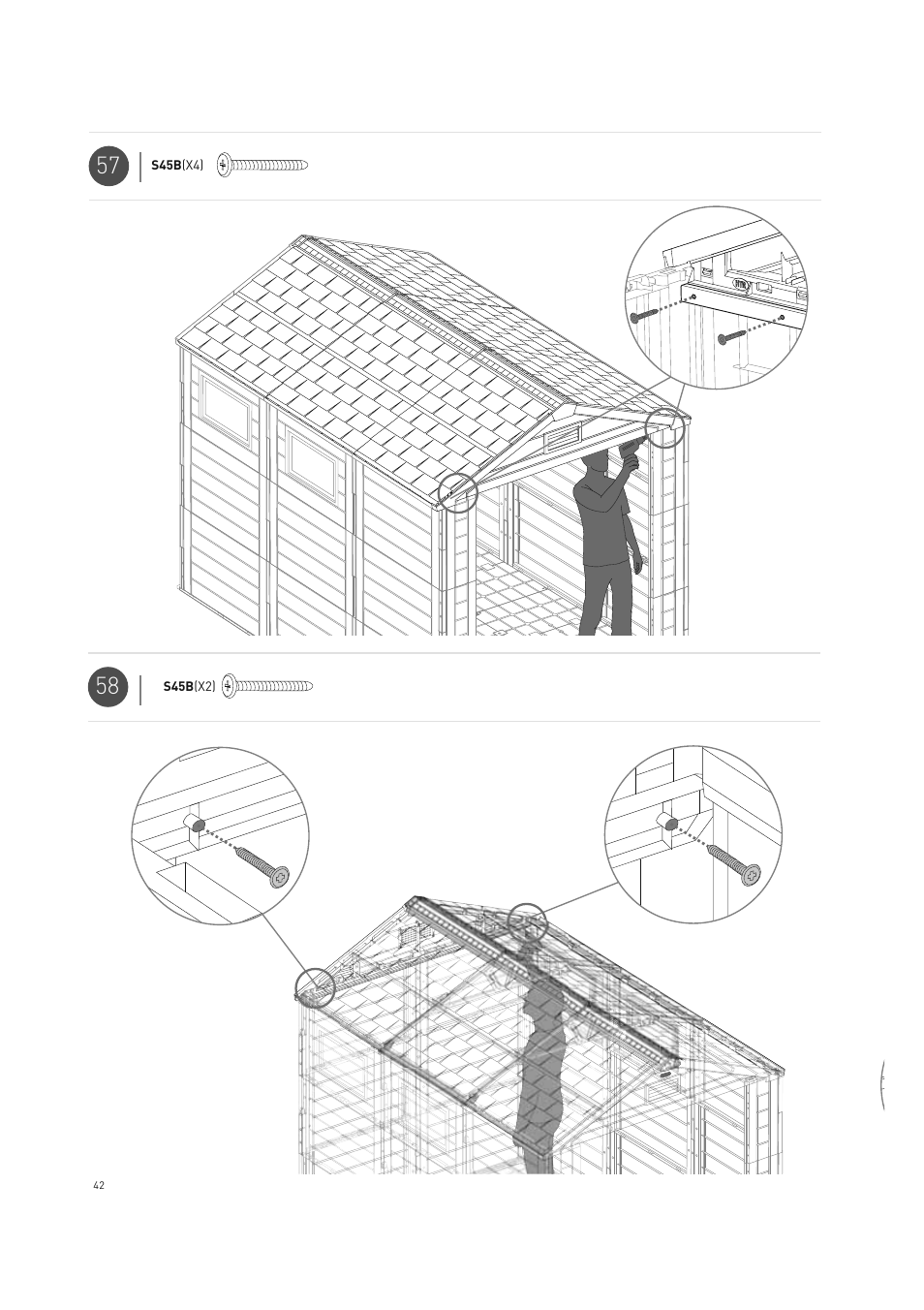 Keter Horizon 7X10 NG User Manual | Page 42 / 52