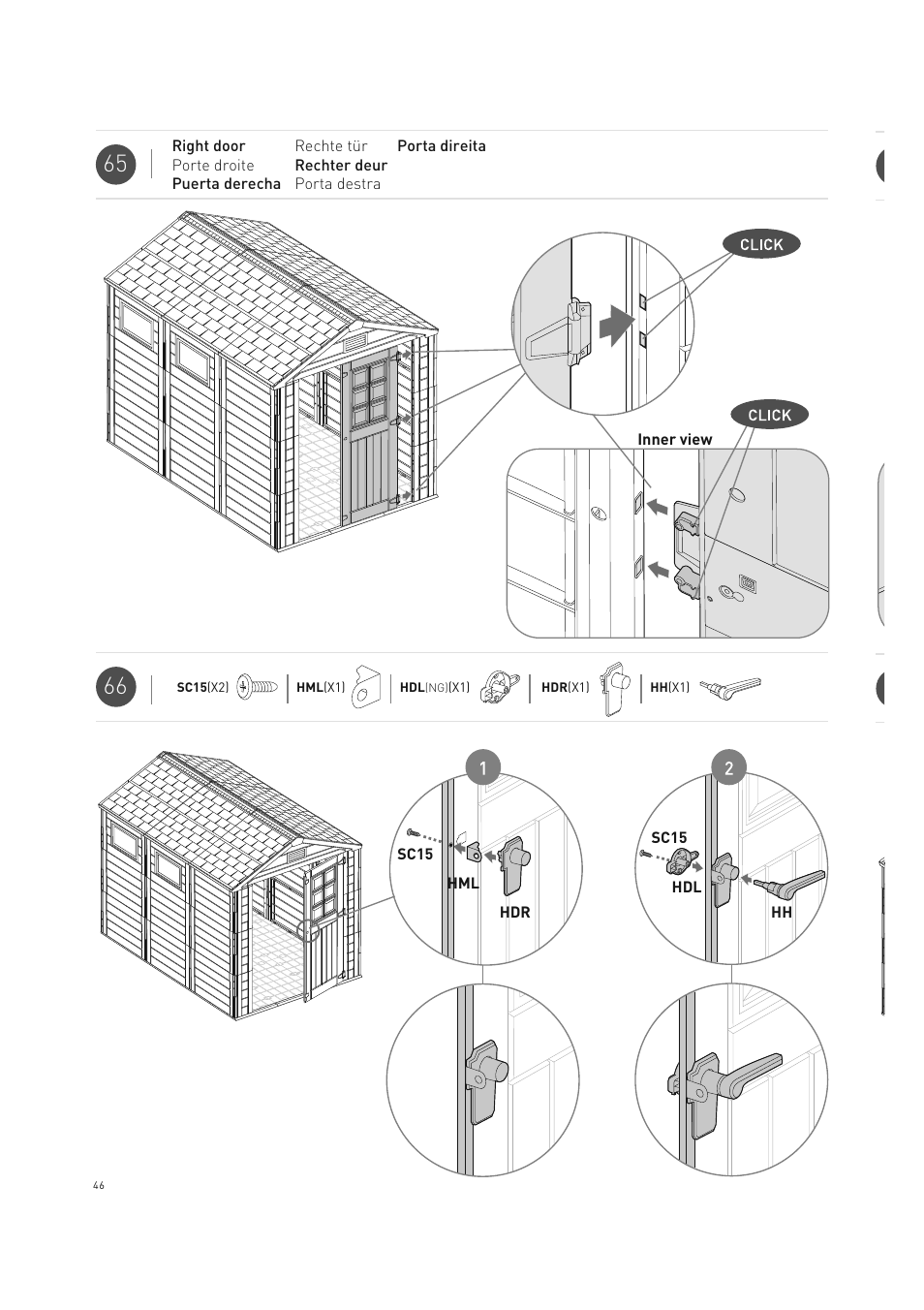 Keter Horizon 7X10 NG User Manual | Page 46 / 52