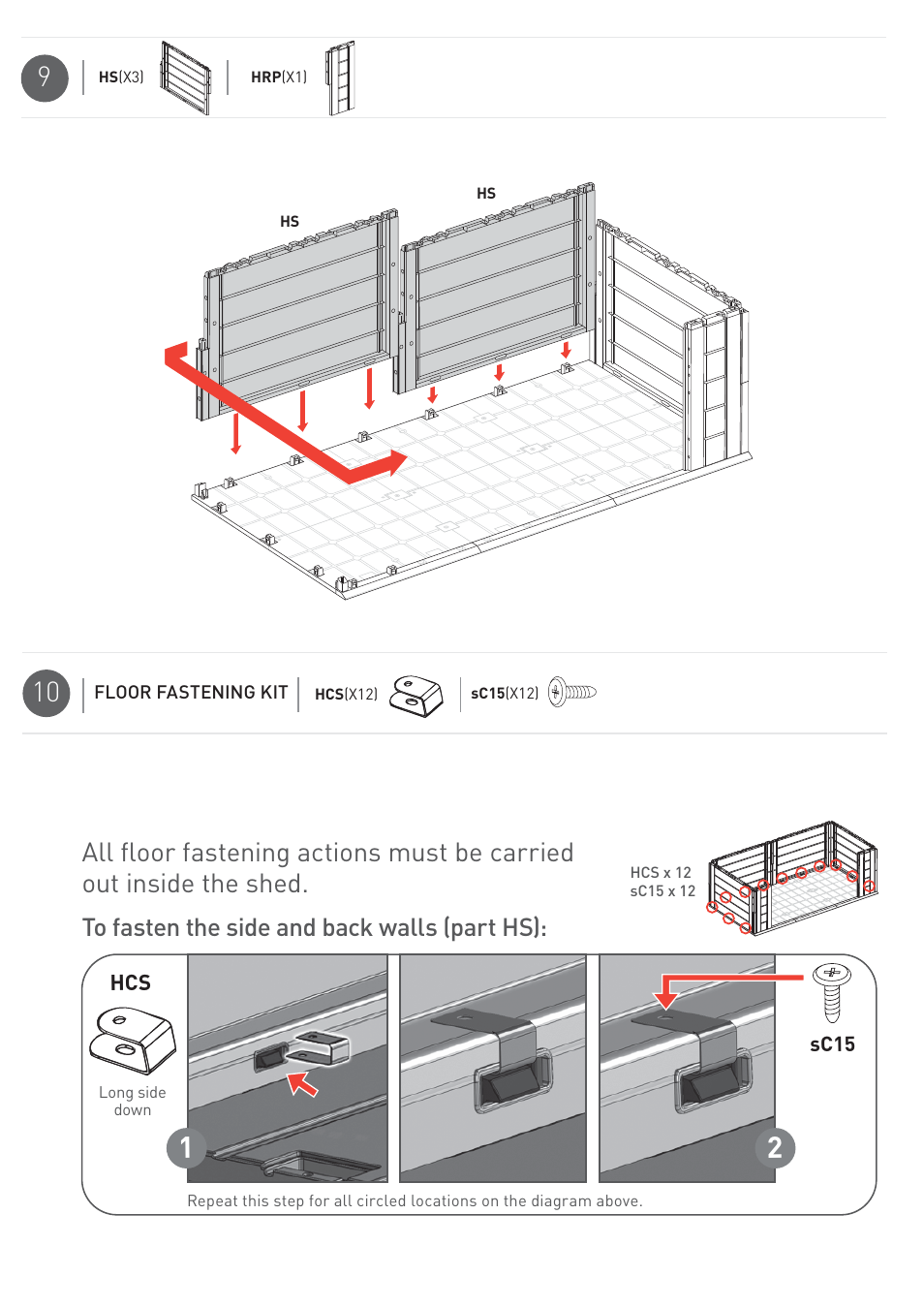 Keter Horizon 7X3 User Manual | Page 13 / 32