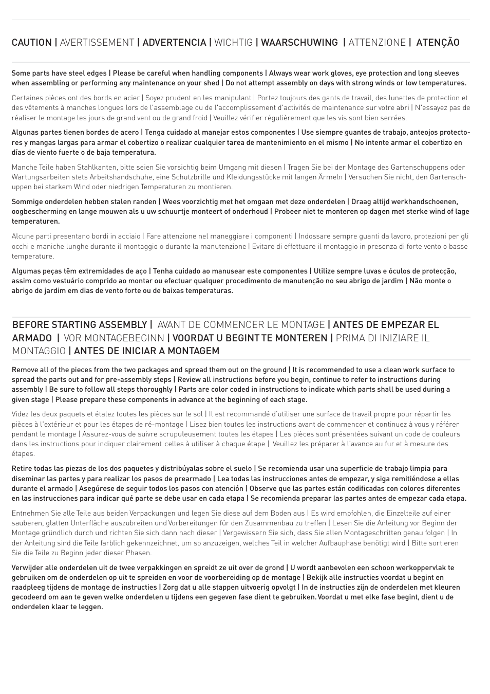 Keter Horizon 7X3 User Manual | Page 5 / 32