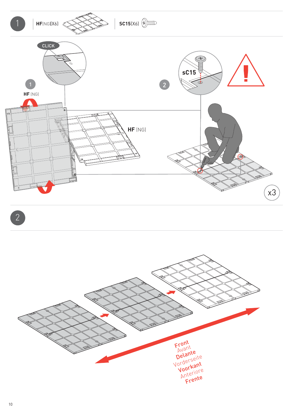 Keter Horizon 7X3 NG User Manual | Page 10 / 44