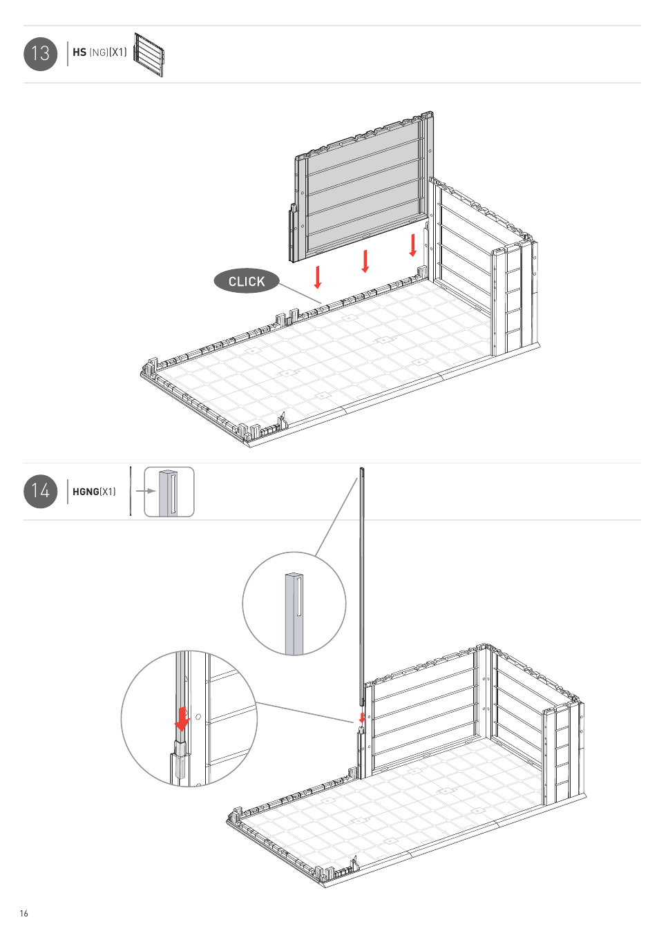 Keter Horizon 7X3 NG User Manual | Page 16 / 44