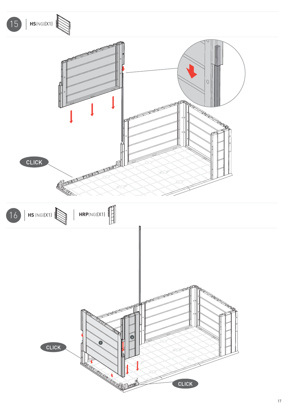 Keter Horizon 7X3 NG User Manual | Page 17 / 44