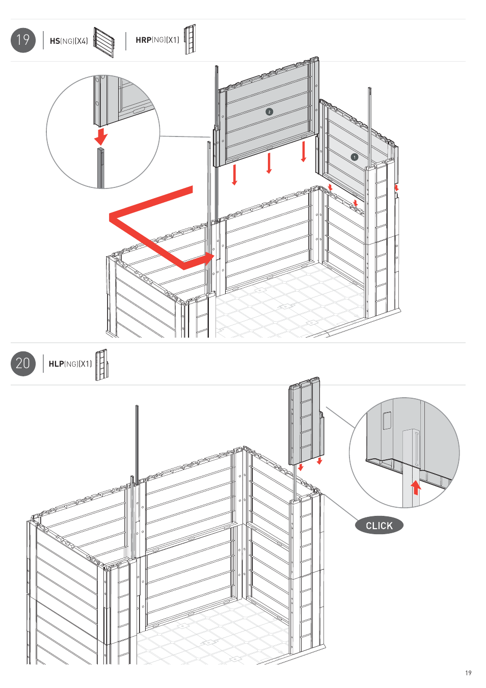 Keter Horizon 7X3 NG User Manual | Page 19 / 44