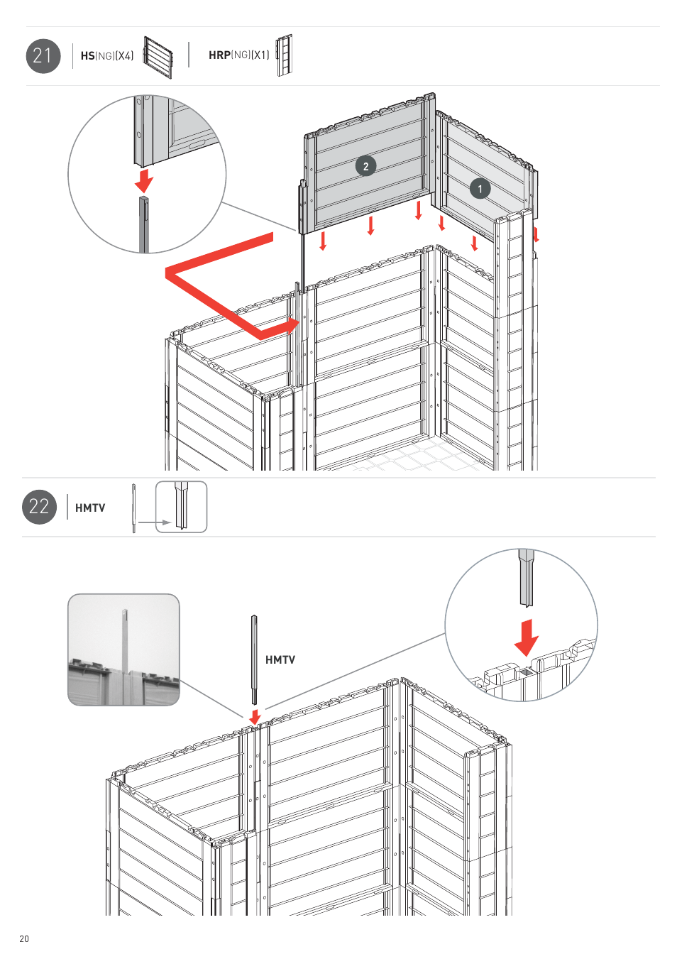Keter Horizon 7X3 NG User Manual | Page 20 / 44