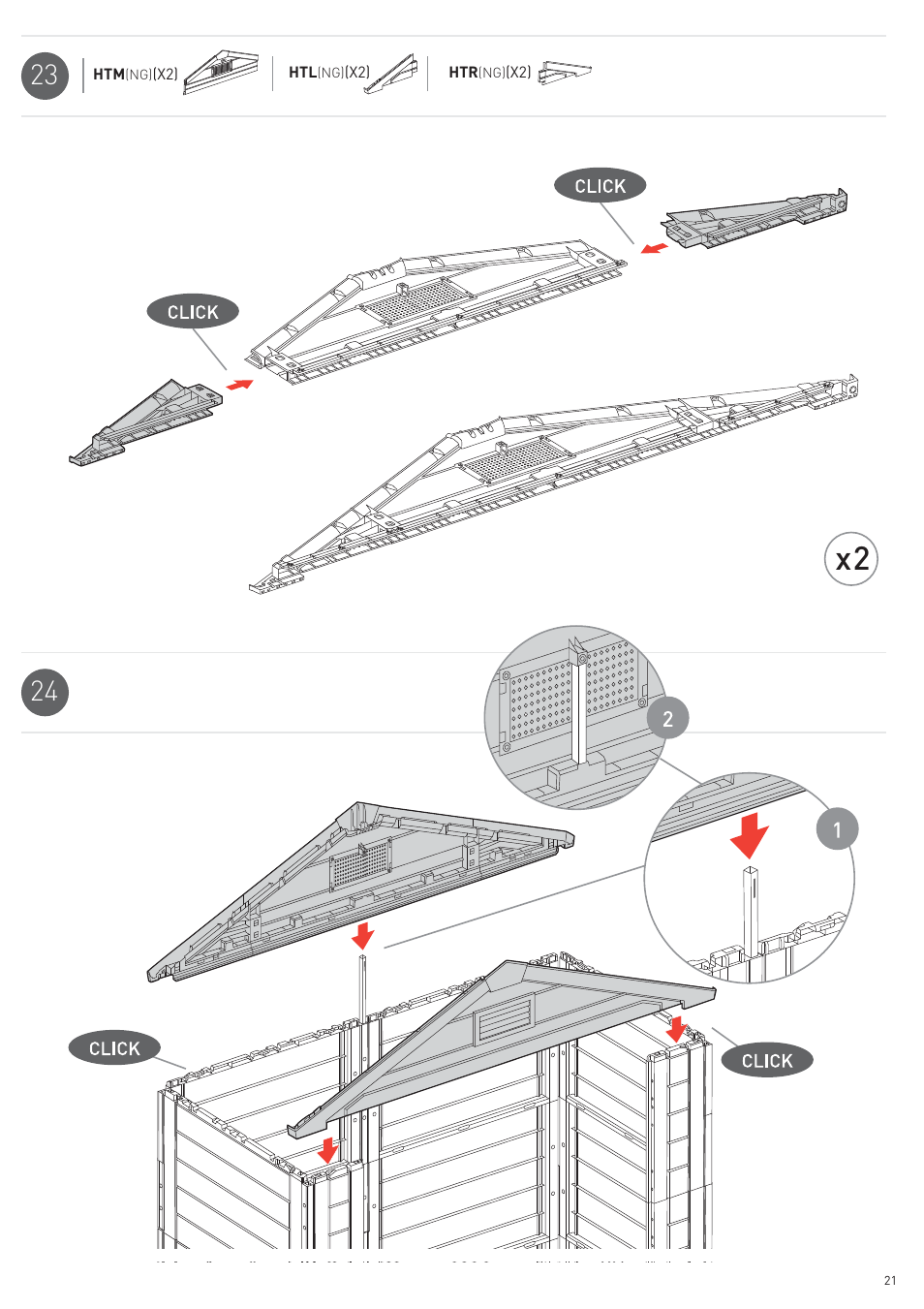 Keter Horizon 7X3 NG User Manual | Page 21 / 44