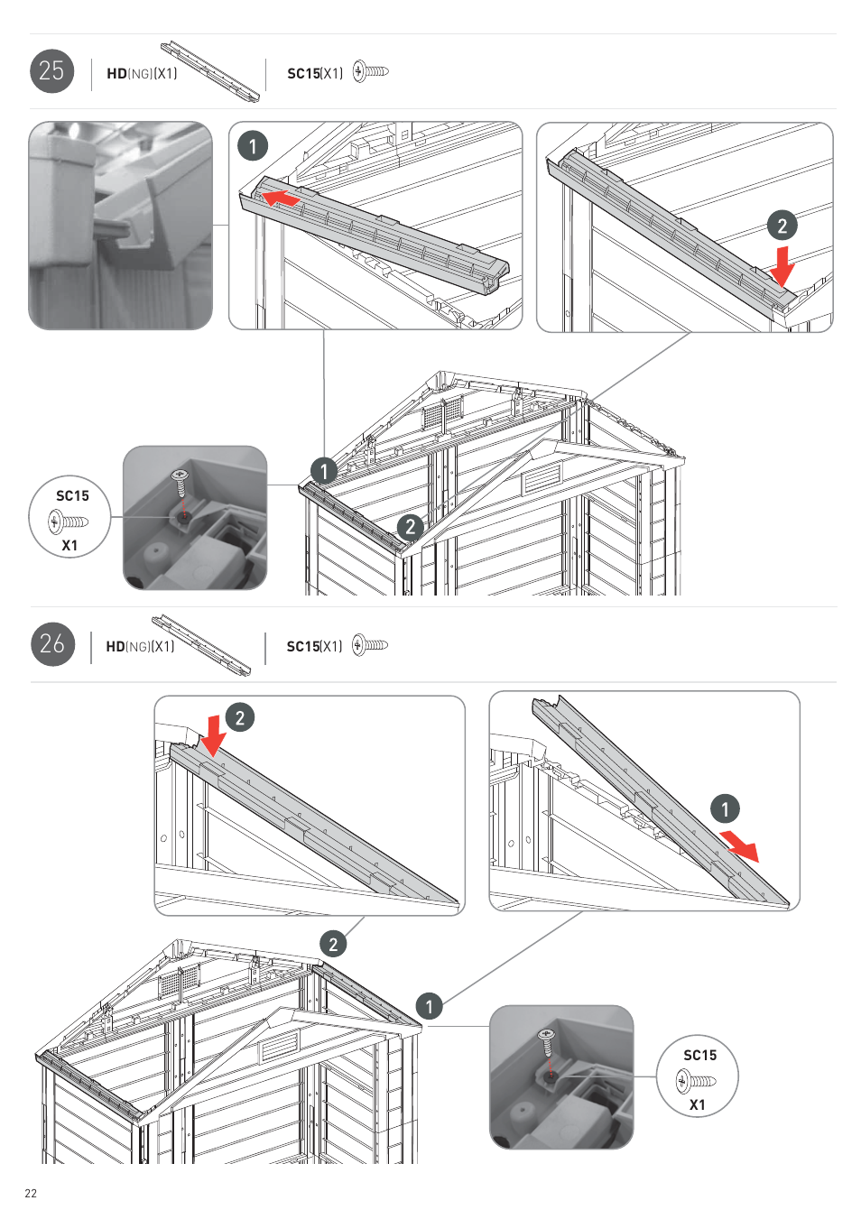 Keter Horizon 7X3 NG User Manual | Page 22 / 44