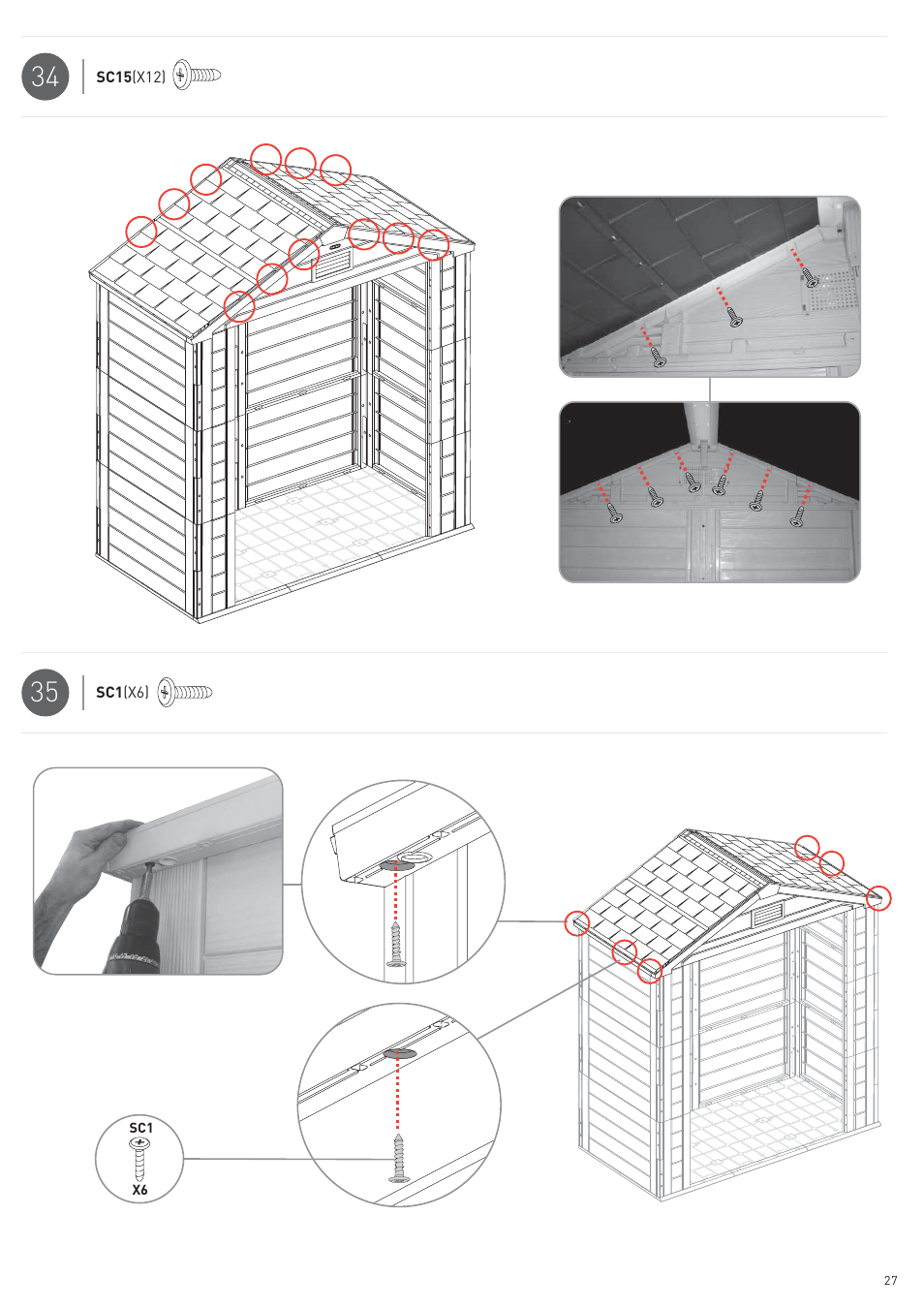 Keter Horizon 7X3 NG User Manual | Page 27 / 44