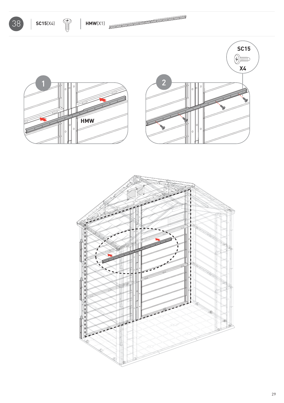 Keter Horizon 7X3 NG User Manual | Page 29 / 44
