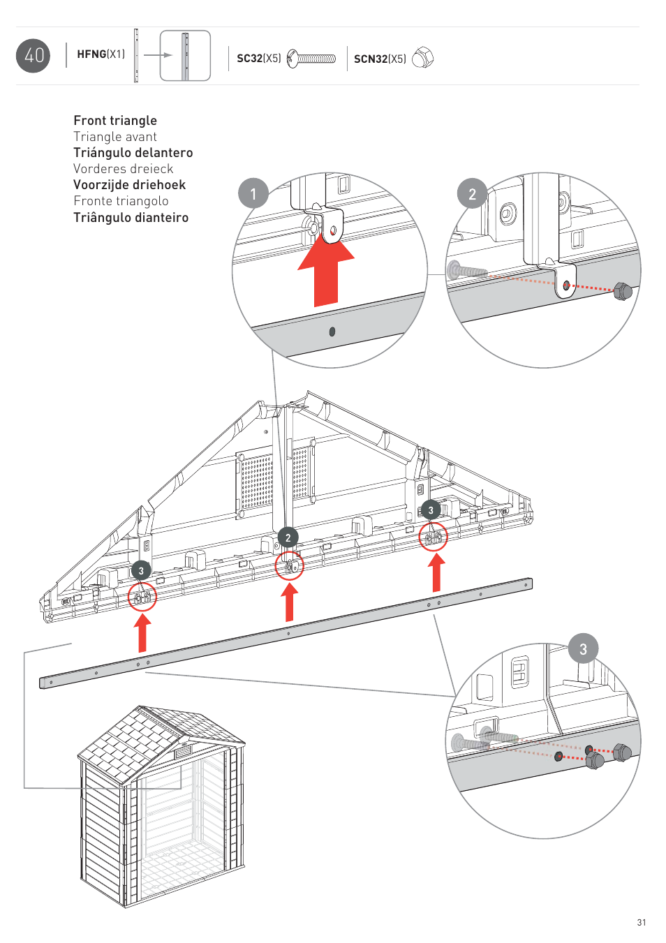 Keter Horizon 7X3 NG User Manual | Page 31 / 44