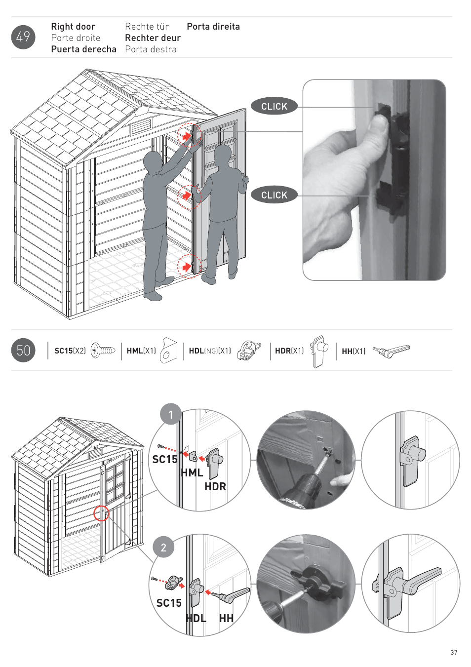 Keter Horizon 7X3 NG User Manual | Page 37 / 44