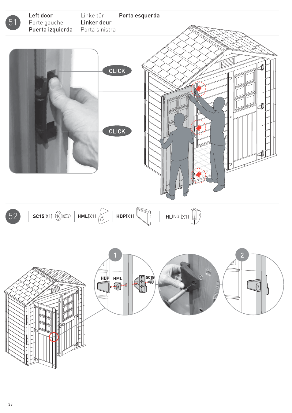Keter Horizon 7X3 NG User Manual | Page 38 / 44