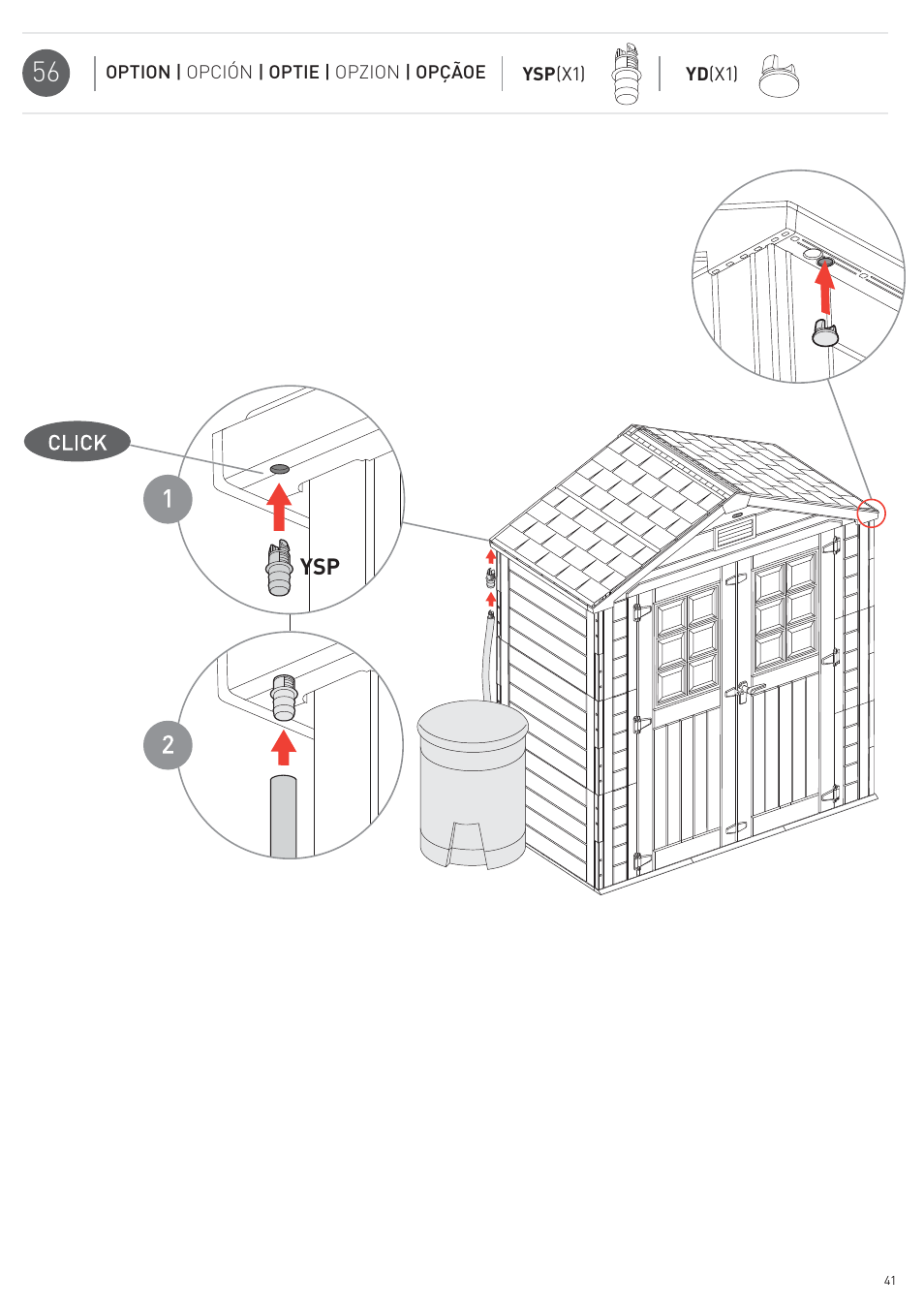Keter Horizon 7X3 NG User Manual | Page 41 / 44
