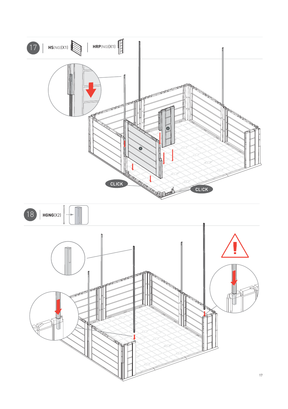 Keter Horizon 7X7 NG User Manual | Page 17 / 48