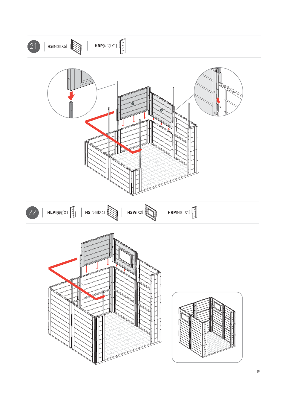 Keter Horizon 7X7 NG User Manual | Page 19 / 48