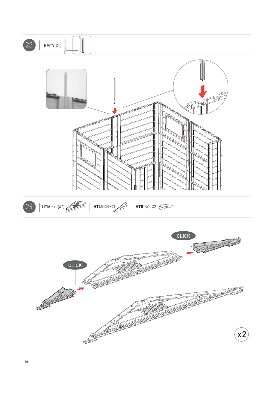 Keter Horizon 7X7 NG User Manual | Page 20 / 48