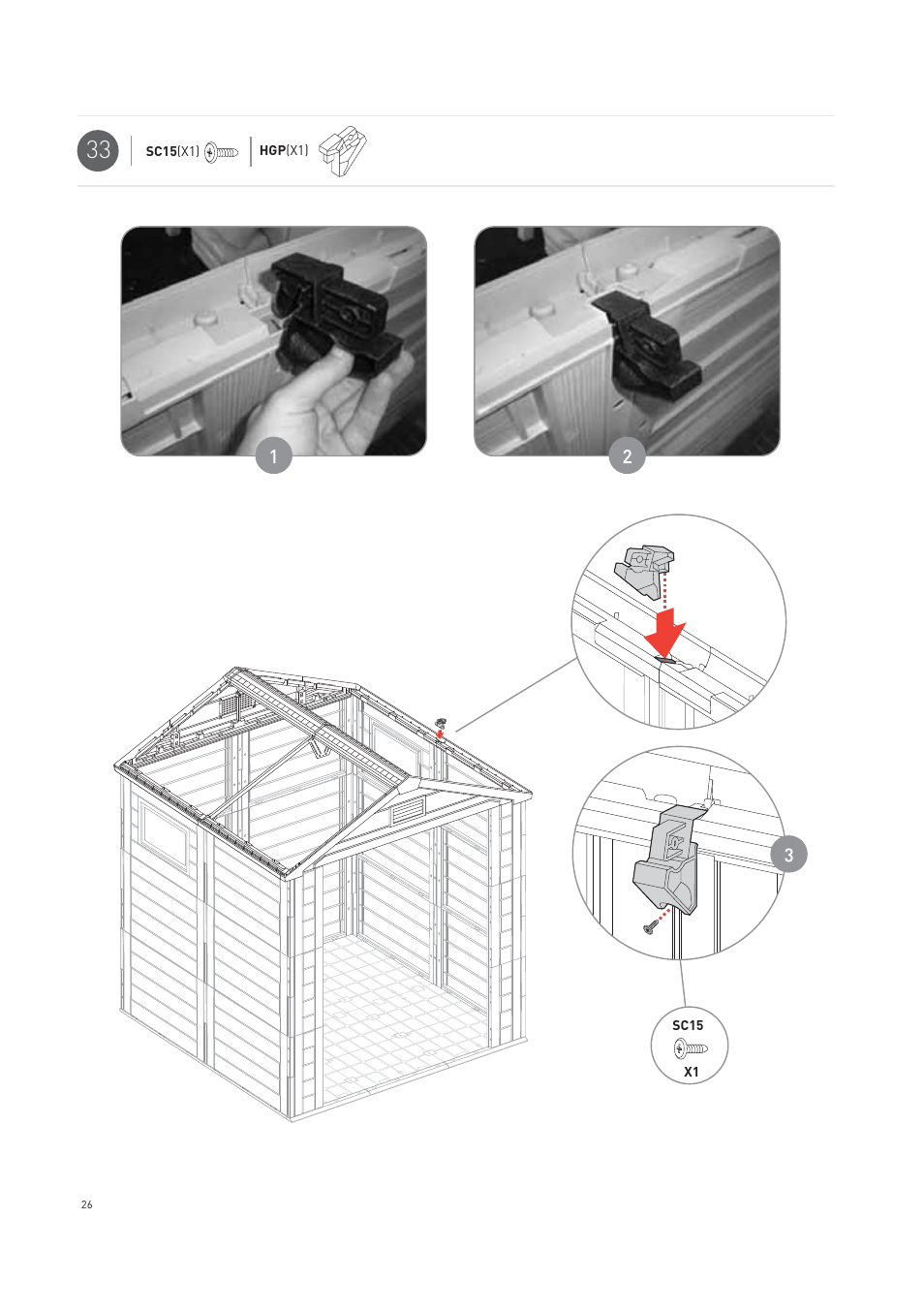 Keter Horizon 7X7 NG User Manual | Page 26 / 48