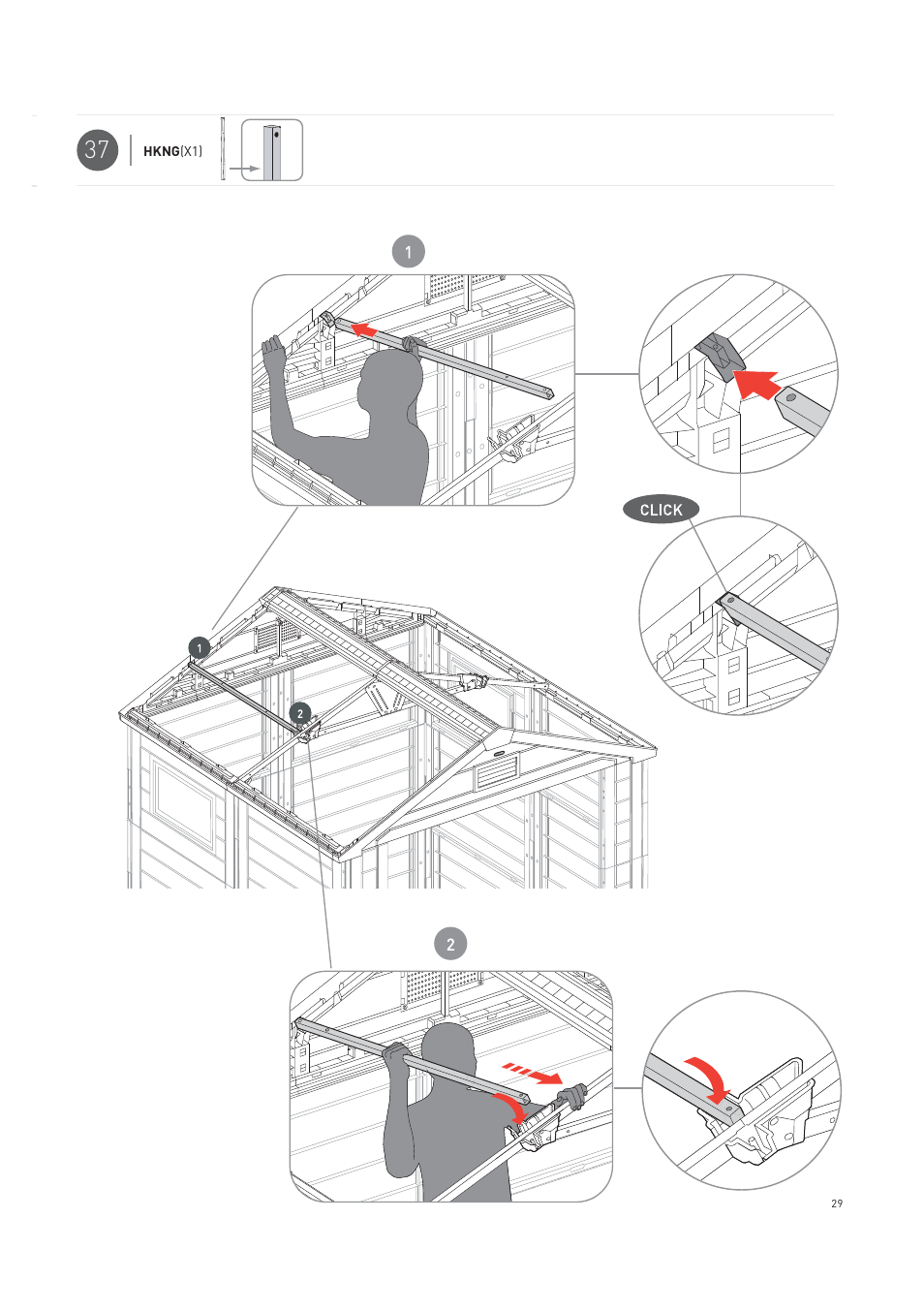 Keter Horizon 7X7 NG User Manual | Page 29 / 48