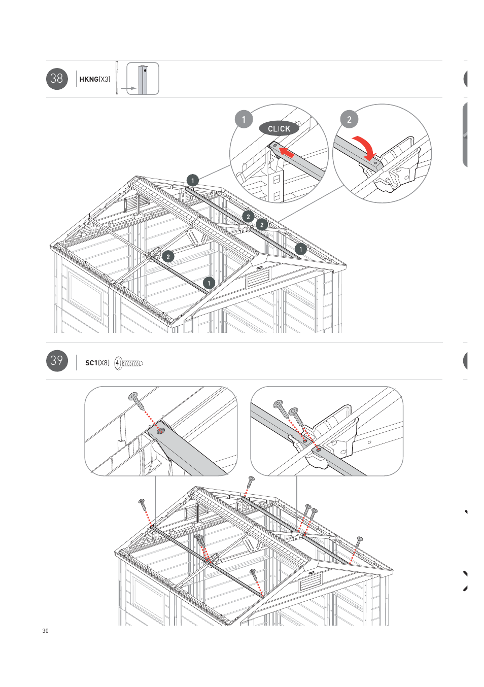 Keter Horizon 7X7 NG User Manual | Page 30 / 48