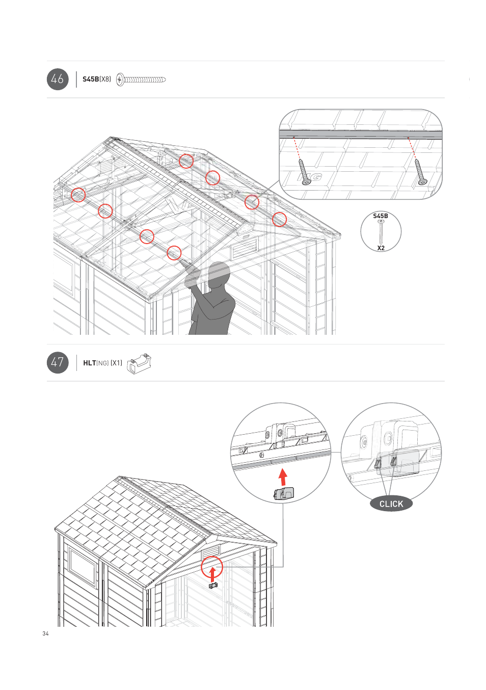 Keter Horizon 7X7 NG User Manual | Page 34 / 48