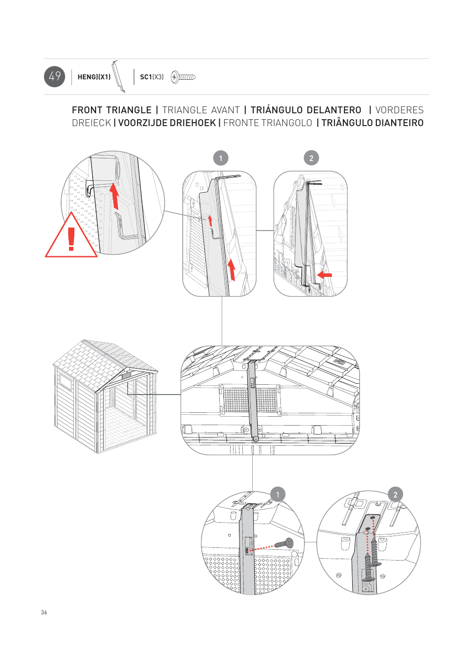 Keter Horizon 7X7 NG User Manual | Page 36 / 48