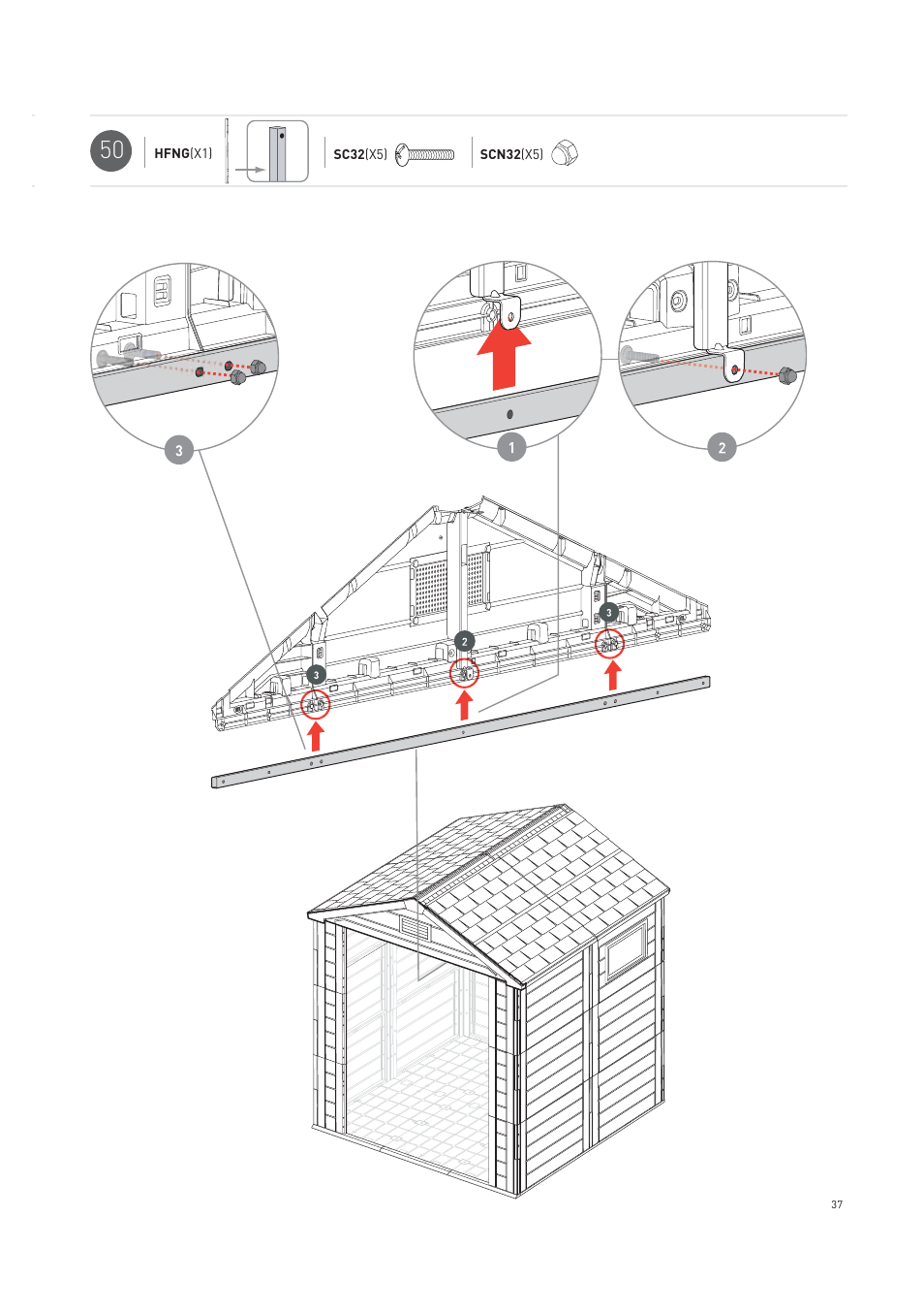 Keter Horizon 7X7 NG User Manual | Page 37 / 48