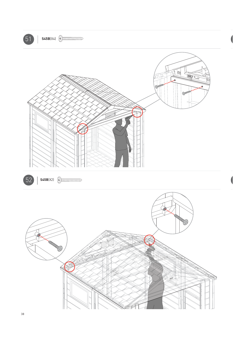 Keter Horizon 7X7 NG User Manual | Page 38 / 48