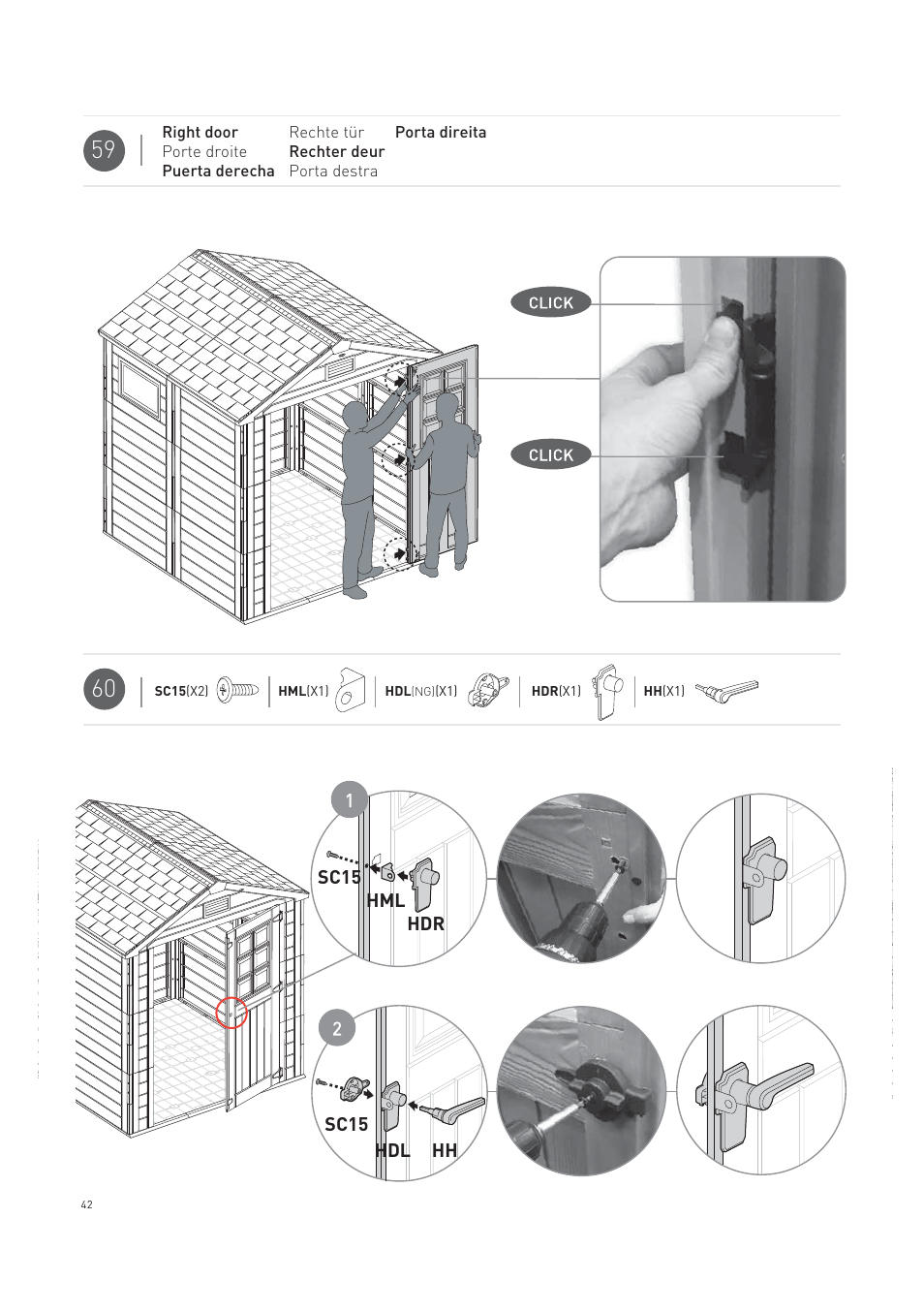 Keter Horizon 7X7 NG User Manual | Page 42 / 48