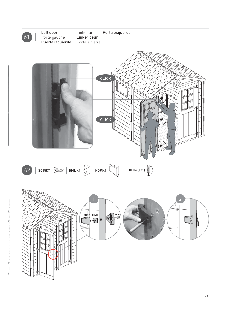 Keter Horizon 7X7 NG User Manual | Page 43 / 48