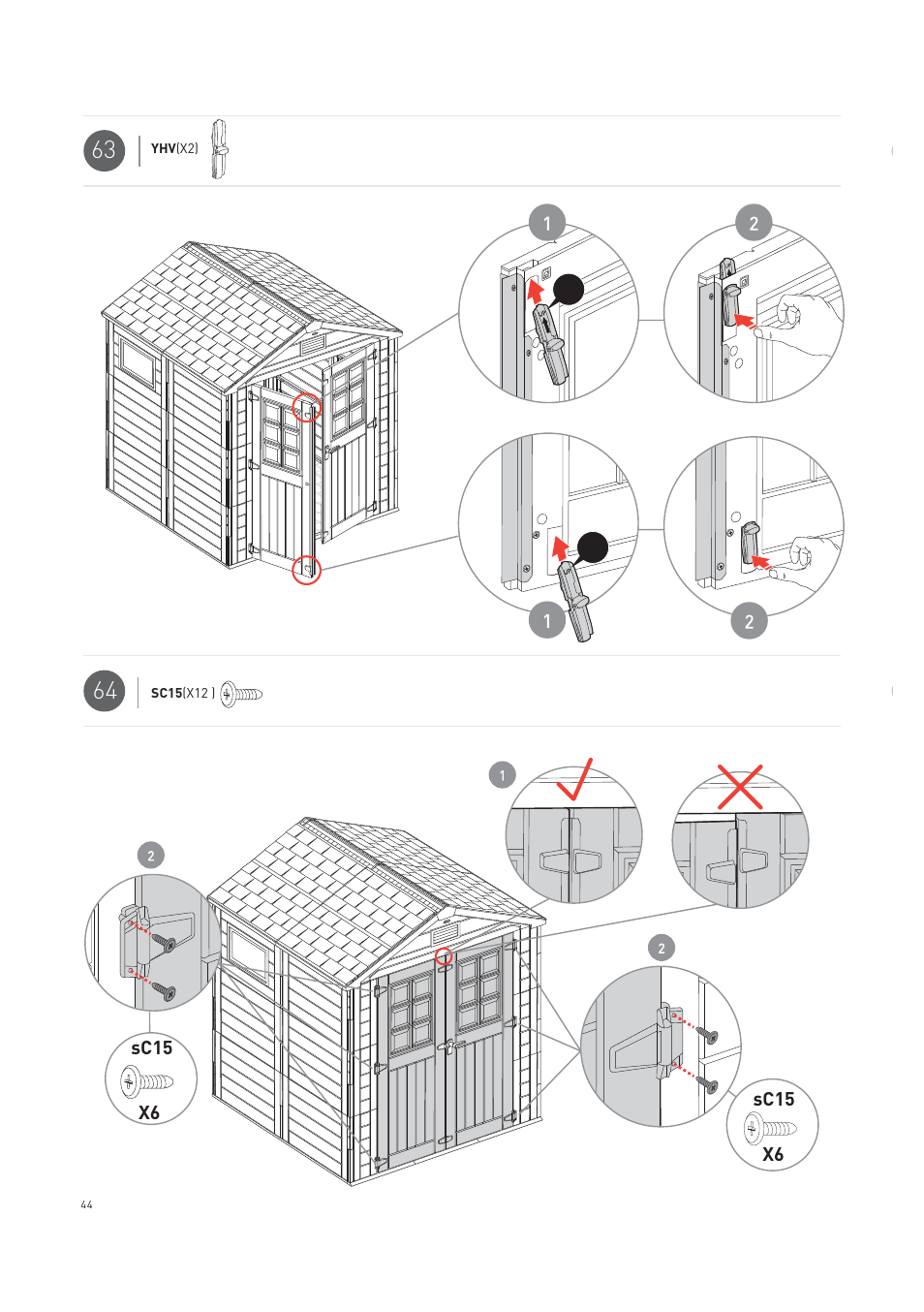 Keter Horizon 7X7 NG User Manual | Page 44 / 48