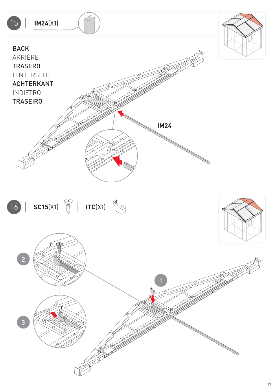 Keter Infinity 8X6 NG User Manual | Page 19 / 60