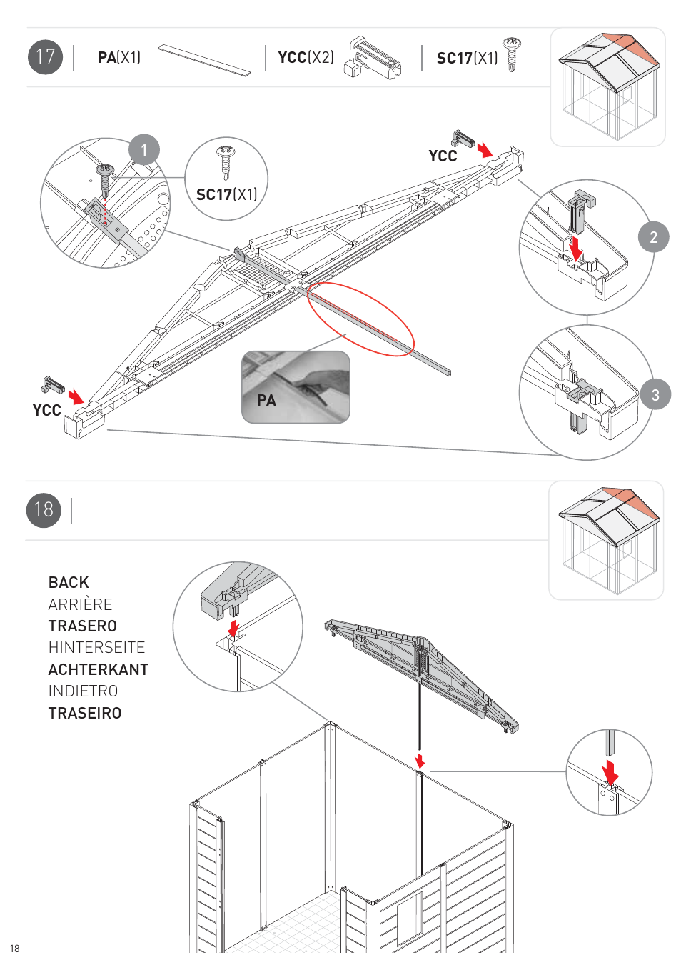 Keter Infinity 8X6 NG User Manual | Page 20 / 60