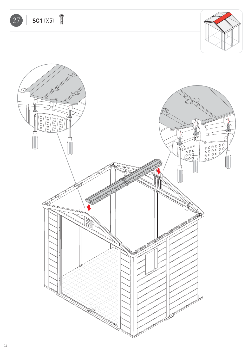 Keter Infinity 8X6 NG User Manual | Page 26 / 60