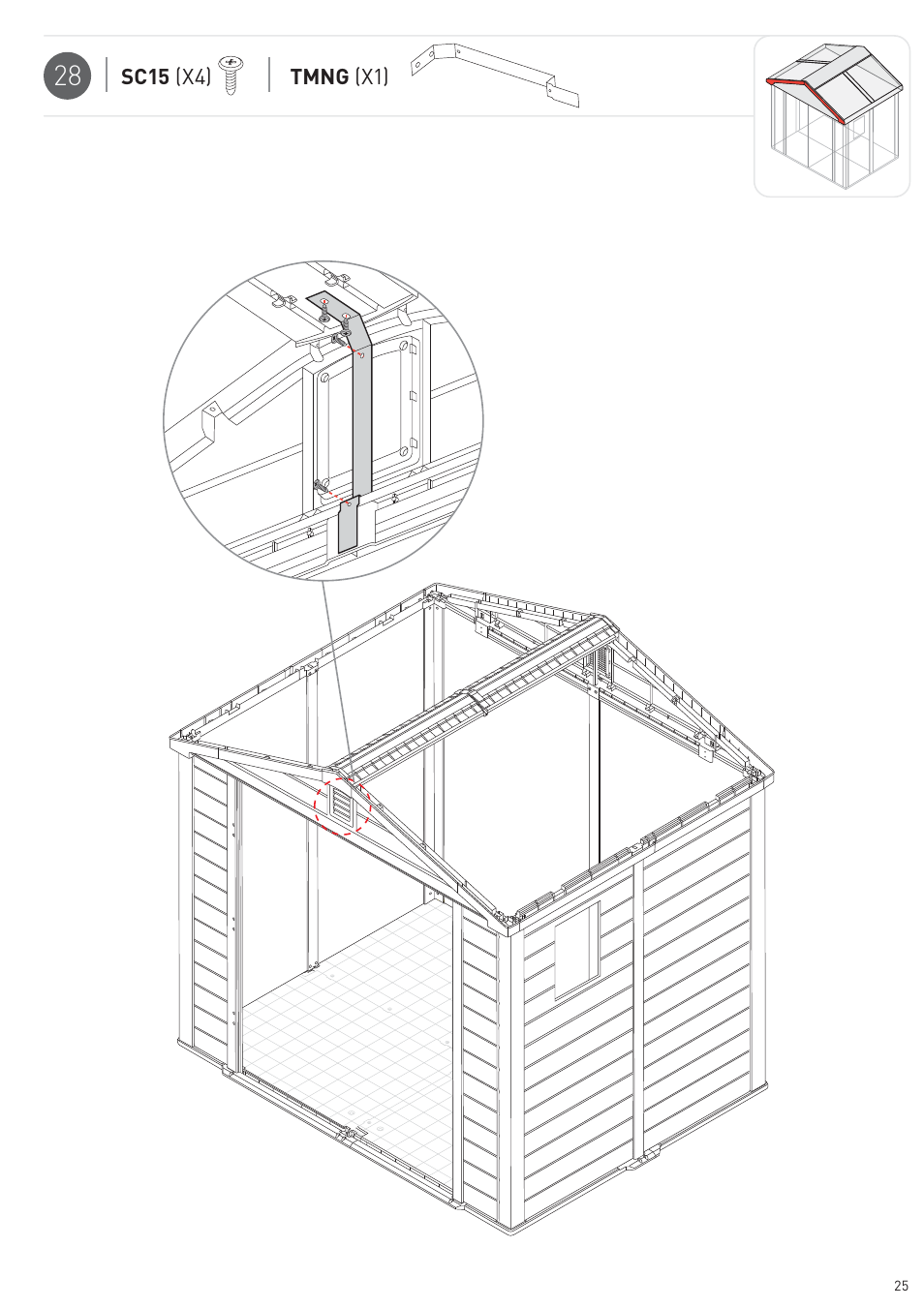 Keter Infinity 8X6 NG User Manual | Page 27 / 60