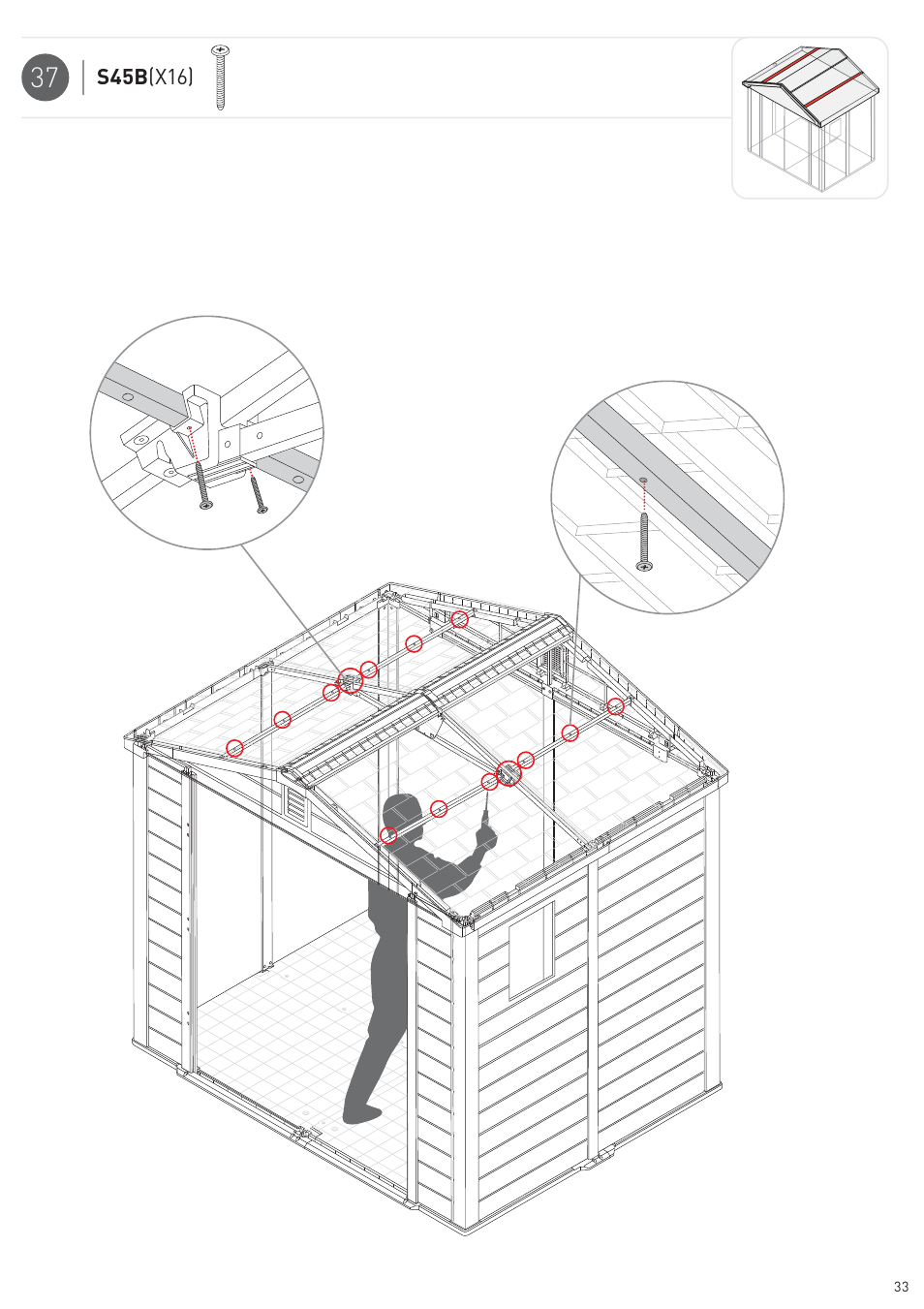 Keter Infinity 8X6 NG User Manual | Page 35 / 60