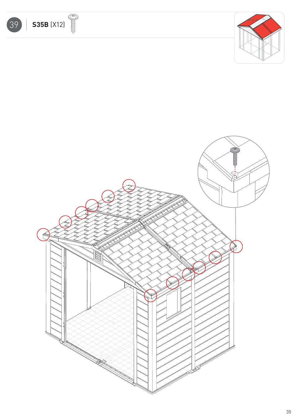 Keter Infinity 8X6 NG User Manual | Page 37 / 60