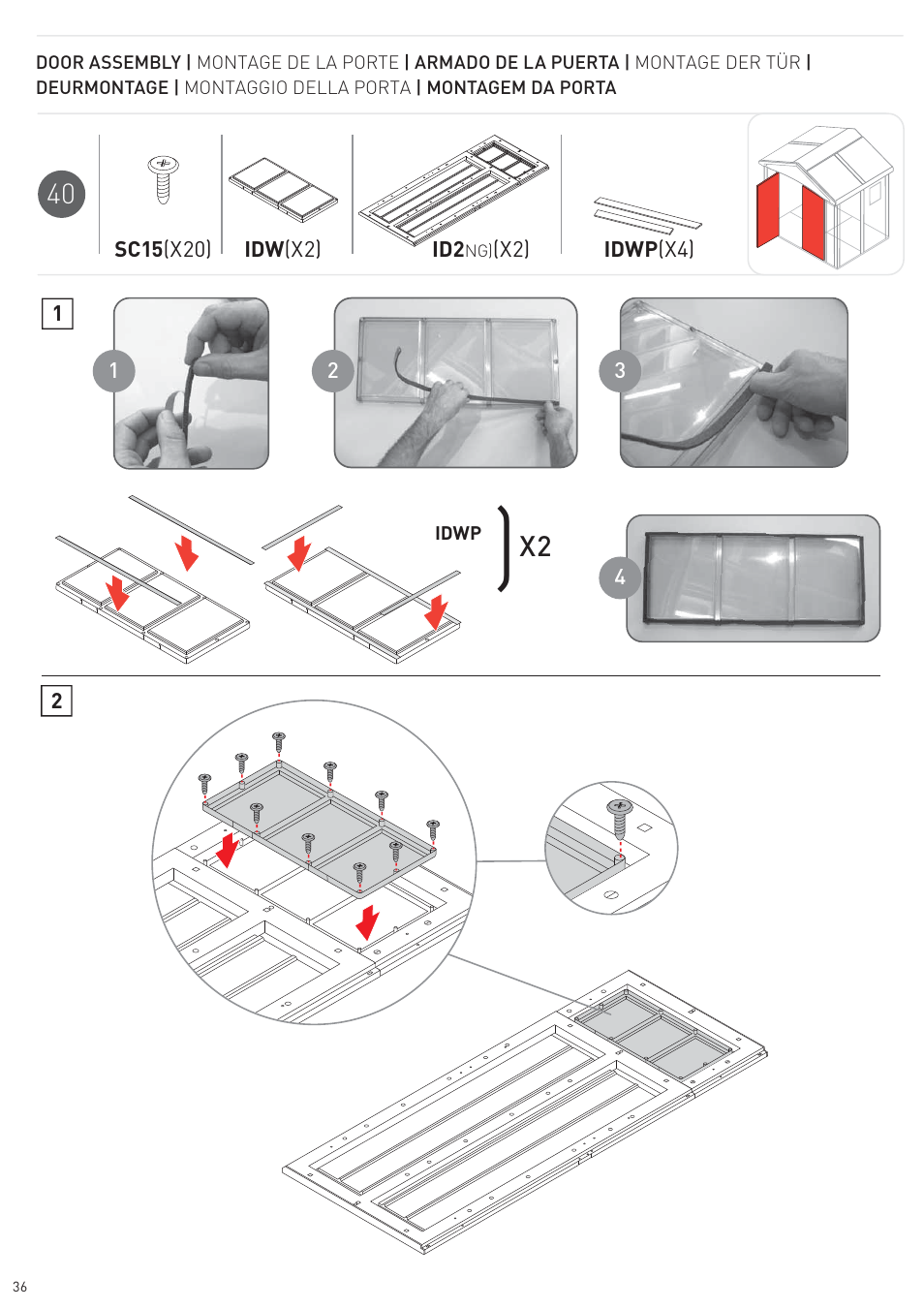 Keter Infinity 8X6 NG User Manual | Page 38 / 60