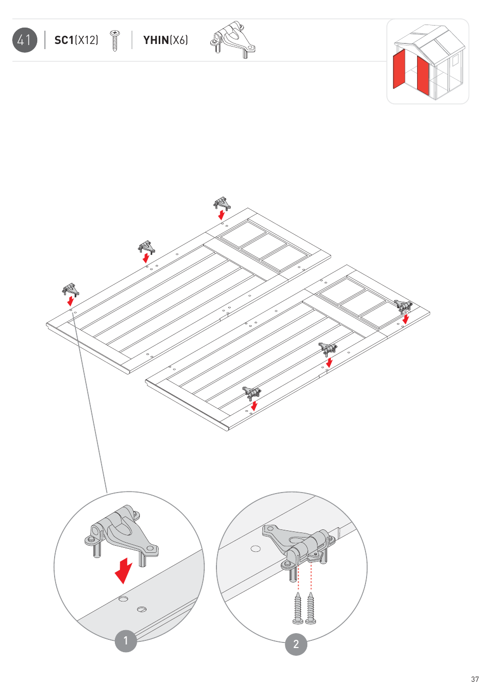 Keter Infinity 8X6 NG User Manual | Page 39 / 60