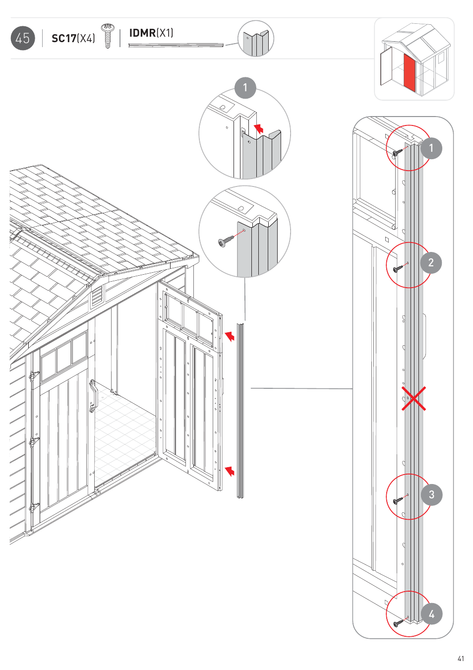 Keter Infinity 8X6 NG User Manual | Page 43 / 60