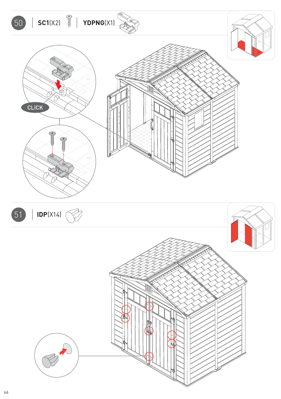 Keter Infinity 8X6 NG User Manual | Page 48 / 60