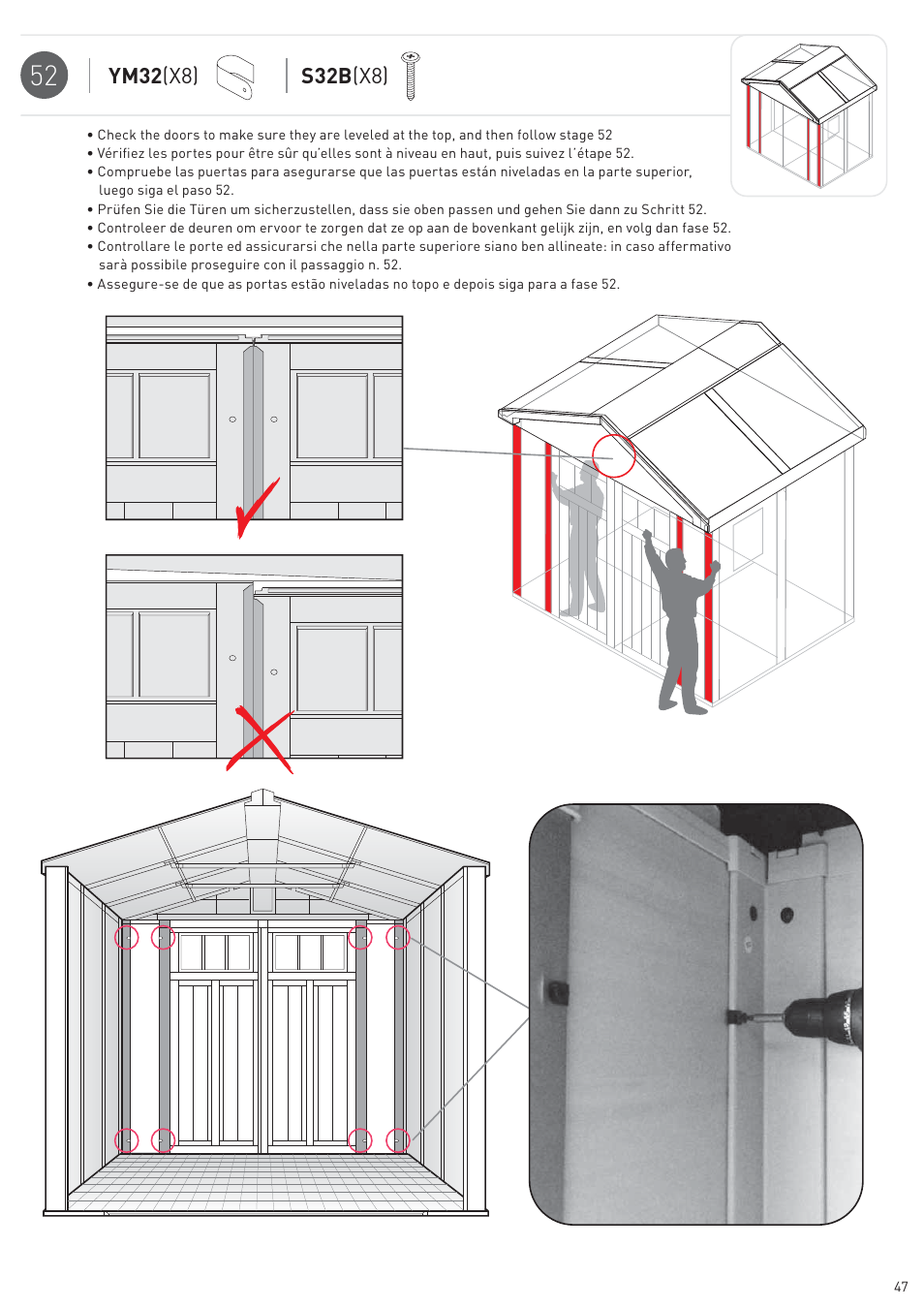 Keter Infinity 8X6 NG User Manual | Page 49 / 60