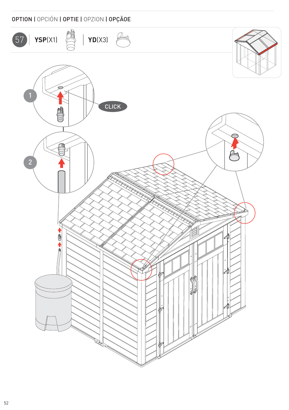Keter Infinity 8X6 NG User Manual | Page 54 / 60