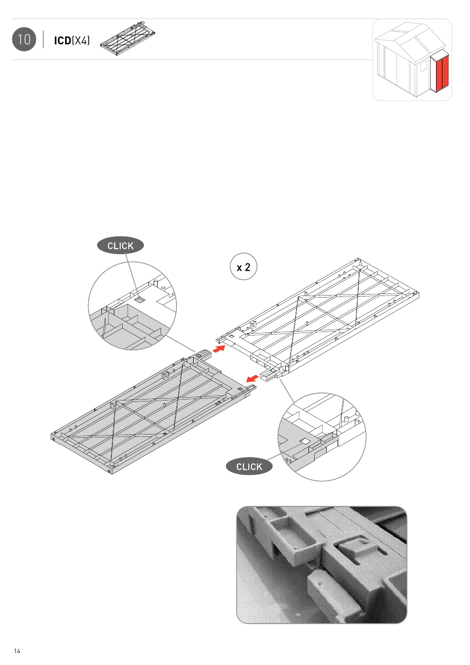 Keter Infinity 8X9 NG w/Cabinet User Manual | Page 14 / 24