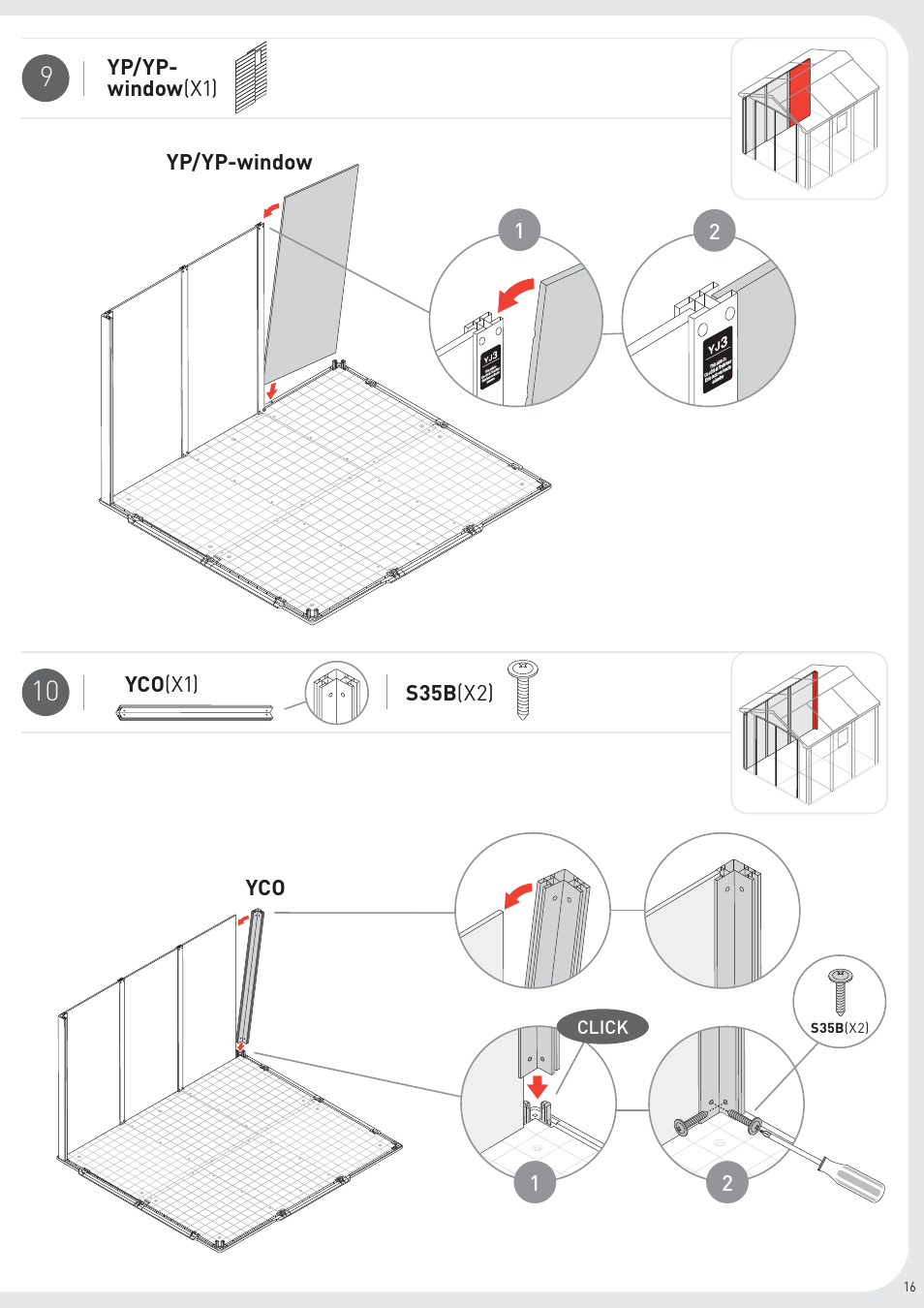 Keter Infinity 8X9 User Manual | Page 17 / 64