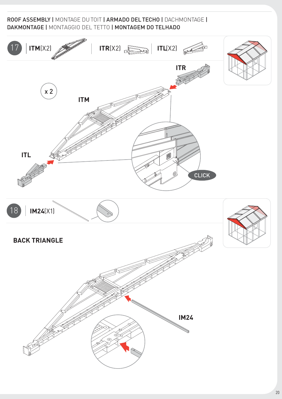 Keter Infinity 8X9 User Manual | Page 21 / 64